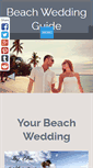 Mobile Screenshot of beachwedding-guide.com